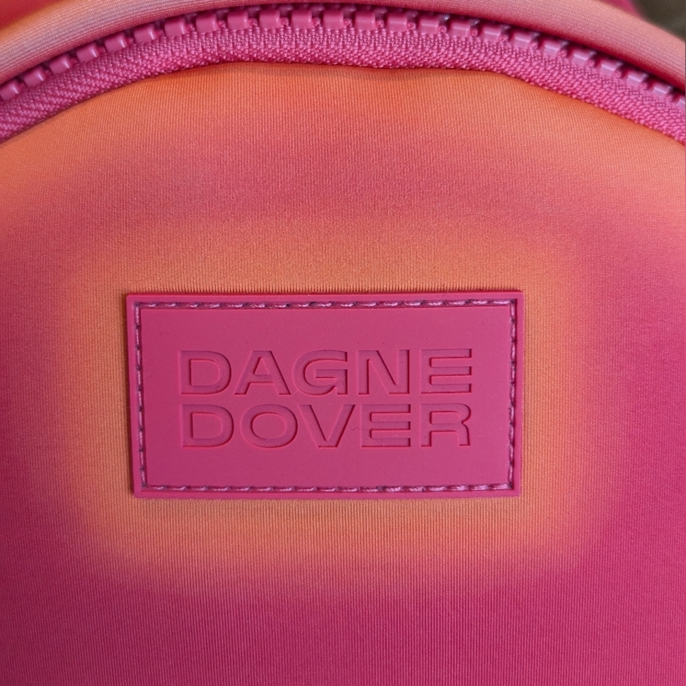 NWT Dagne Dover Small Dakota Neoprene Backpack - Heatwave - Picture 8 of 9